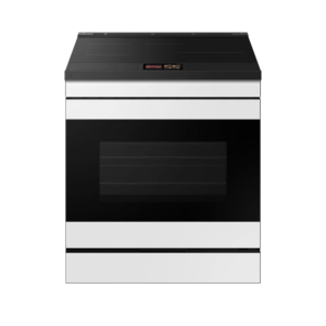 Samsung BESPOKE 30" Slide-in, Induction Smart Range, Glass Cooktop, 4 Elements