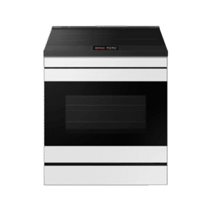 Samsung BESPOKE 30" Slide-in, Induction Smart Range, Glass Cooktop, 4 Elements w/ Sync Burner, 6.3 cu. ft. Convection+ Oven with Air Fry, Self & Steam Clean, ADA Compliant, and Energy Star