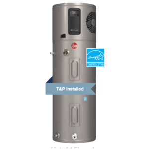 Rheem Pro-H50-T2-RH310BM Hybrid Heat Pump, 50 Gal.